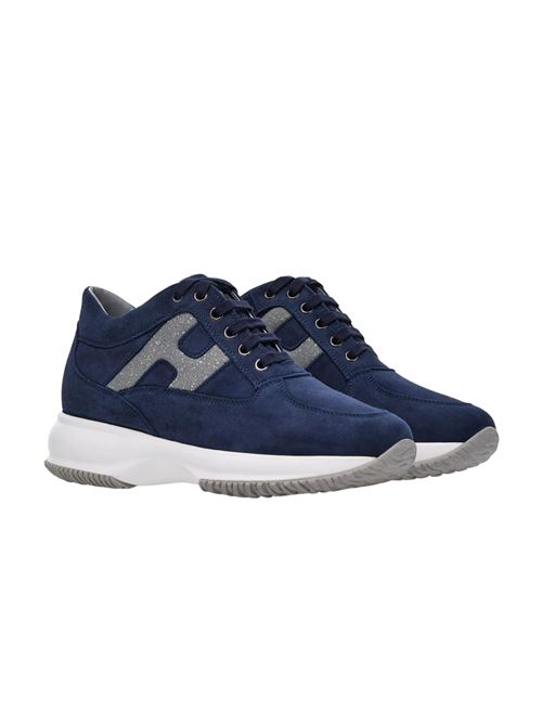 Sneakers da Donna Hogan con Logo Glitterato HOGAN | HXW00N0S361QXW0UA2